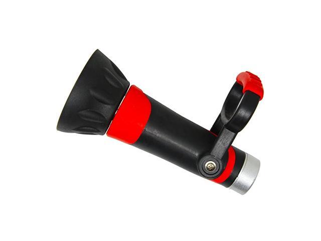 TerraScape Heavy Duty SemiAdjustable Fireman Garden Hose High Pressure Nozzle Water Sprayer RedBlack