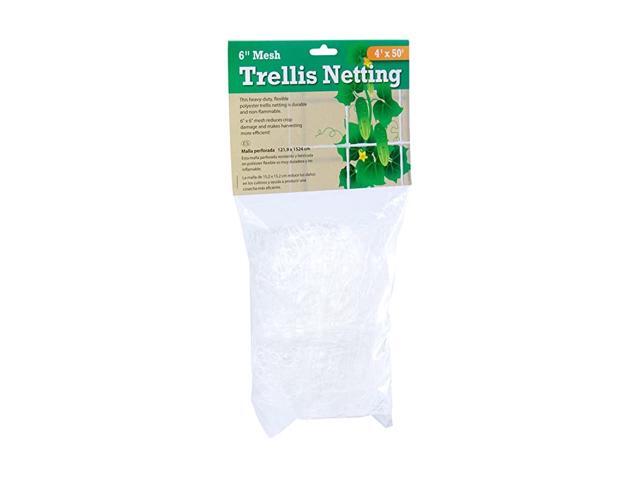HGN504 Flexible Polyethylene 4 x 50 6quot Mesh Trellis Netting 4 x 50