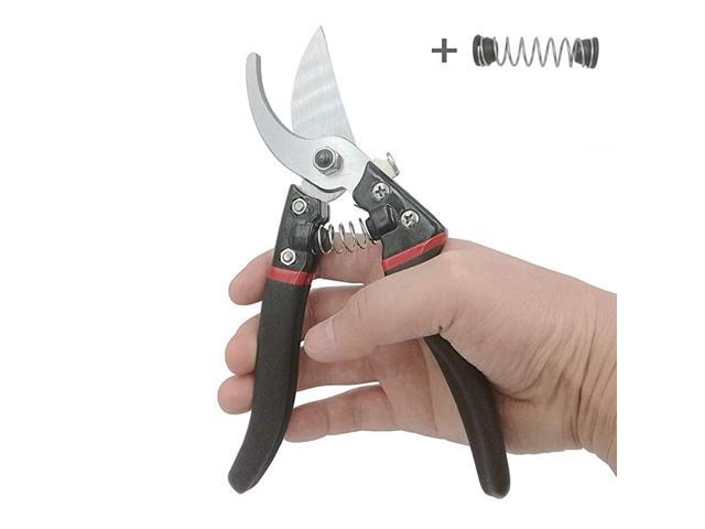 8quot Bypass Pruning Shears with 75cr1 Stainless Steel Cutter Head Professional Gardening Scissors Sharp and Durable Gardener Hand Pruners