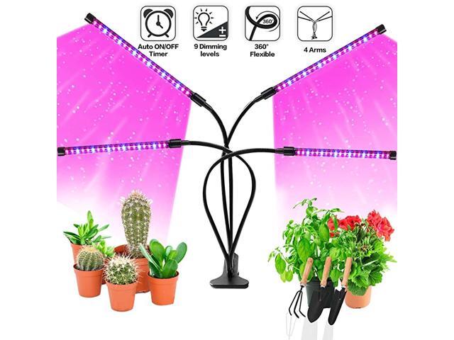 LED Grow Lights for Indoor Plants 80W Full Spectrum Plant Lights with Auto ONOff 3912H Timer 9 Dimmable Brightness for Indoor Succulent Plants Growth