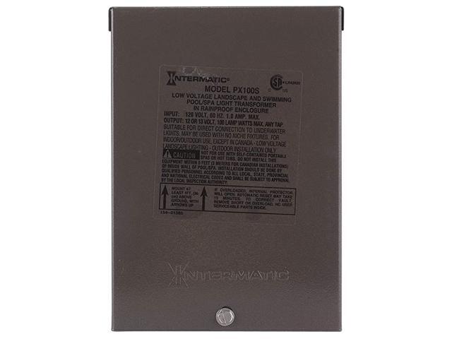 PX100S Pool Light 100Watt Safety Transformer Stainless Steel Brown