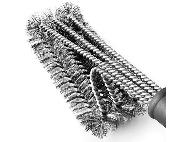 BBQ Grill Brush Stainless Steel 18quot Barbecue Cleaning Brush wWire Bristles amp Soft Comfortable Handle Perfect Cleaner amp Scraper for Grill