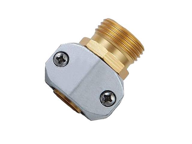 Zinc amp Brass Garden Hose Repair FittingsMale Hose ConnectorReplacementMender for All 34inch or 58inch Garden Hose