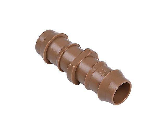 30 Pack Drip Irrigation Barbed Coupling Fittings 17mm for 12600 ID Drip Tubing