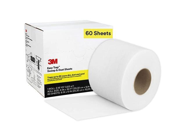 Easy Trap Duster Sweep and Dust Sheets for Cleaning Dirt Sand and Hair on Hardwood Floors Vinyl and Tile in Kitchens Bathrooms and Entryways 8 x 6