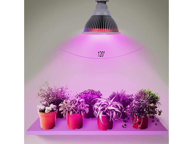 Grow Light Bulb Full Spectrum High Effcient Growing Bulbs Freal Indoor Garden Plants Lamp for Hydroponic Aquatic and Greenhouse PlantingampFlower