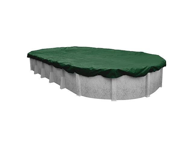 3712184PM Forest Green Winter Cover for Oval Above Ground Swimming Pools 12 x 18ft Oval Pool