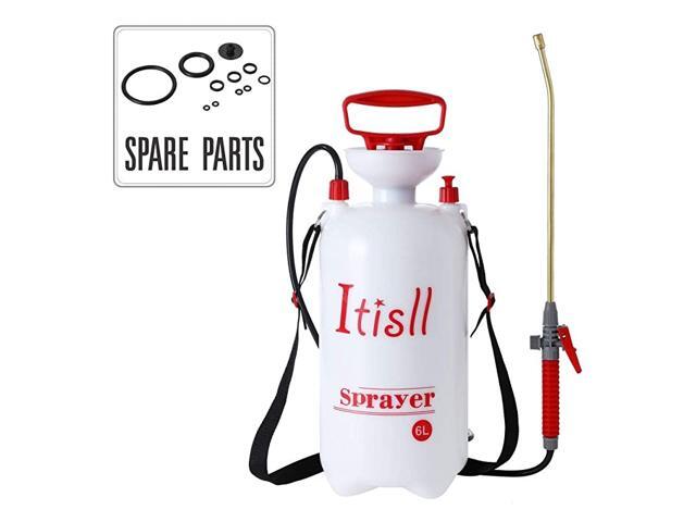 15 Gallon Garden Pump Sprayer Portable Yard amp Lawn Sprayer with Brass Wand and Shoulder Strap for Weeds Plants 6 liters 719NB6
