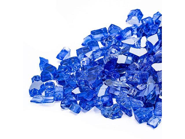 50689 LavaGlass Classic Cut Fire Pit Dispersion Glass Indigo Dream