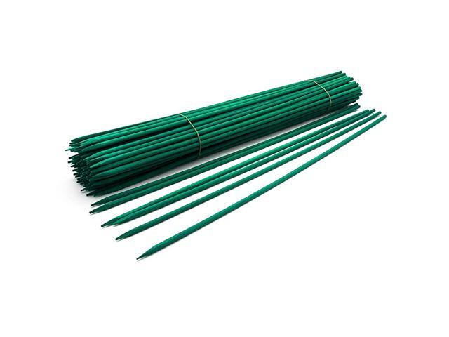 15quot Green Wood Plant Stake Floral Picks Wooden Sign Posting Garden Sticks 100 Pcs