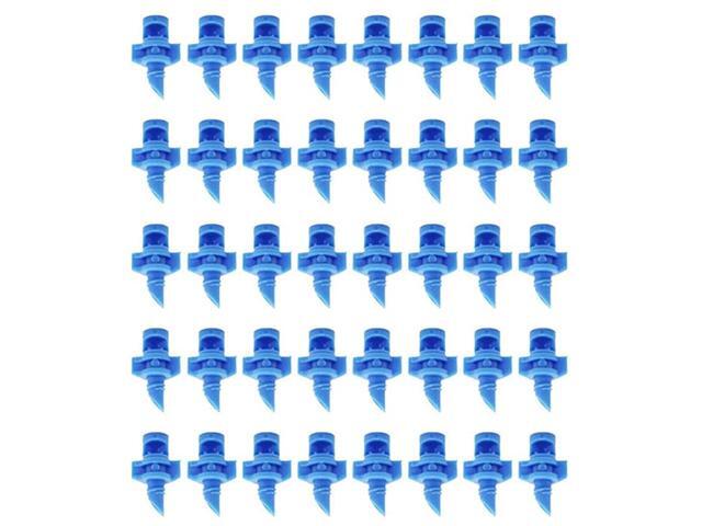 40PCS Micro 90Degree Garden Lawn Water Spray Nozzle Sprinkler Misting Water Refraction Automizing Drippers Irrigation System