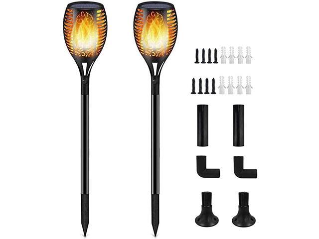 LightsWaterproof Flickering Flames Torches Lights Outdoor Light Landscape Decoration Lighting Dusk to Dawn Auto OnOff Security Torch Light for