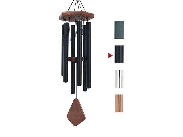 Wind Chimes Outdoor Large Deep Tone 30 Inches Wind Chimes Outdoor Sympathy Gifts Memorial Wind Chimes for Patio Garden Yard Decoration Black Wind