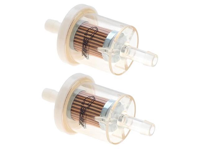 Inline Fuel Filter Universal Fuel Filters for Small Engine Motorcycle Lawn Mower Pack of 2 Replace 691035 490190027 AM108356