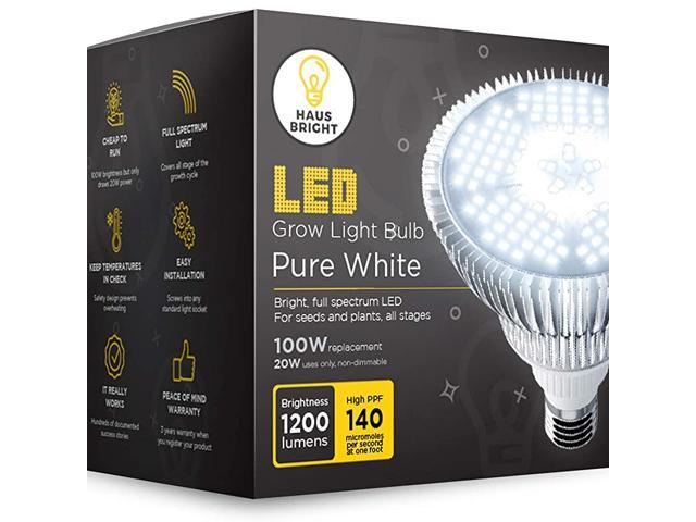 LED Grow Light Bulb for Indoor Plants Full Spectrum Lamp Seed Starting House Garden Vegetable Succulent Hydroponic Greenhouse amp Medicinal