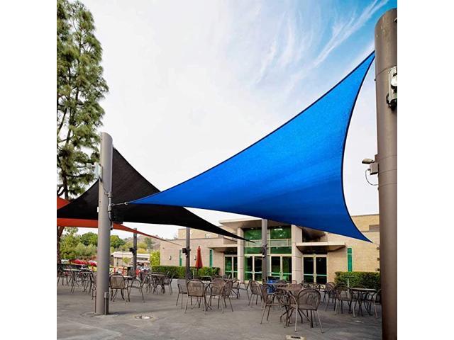 Right Triangle 9 x 15 x 175 Blue Custom Size Order to Make Sun Shade Sail RTAPT28 Canopy Mesh UV Block Triangle Commercial Standard Heavy Duty