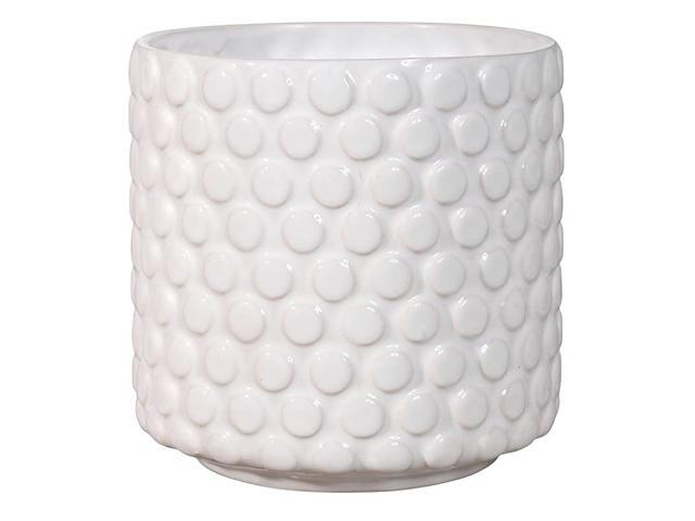 Home Accessories White Ceramic Flower Pot