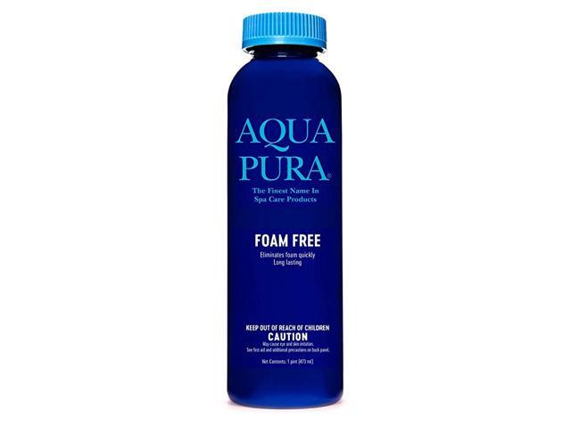 Foam Free for Hot Tubs Eliminates Foam Quickly Long Lasting Biodegradable Formula Easy to Use 1 Pint