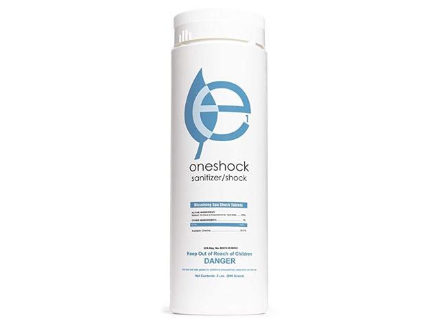 OneShock Spa amp Swimming Pool Tablets SelfDissolving PreMeasured Chlorine Shock amp Sanitizer Combo Clean Clear amp Bacteria Free Water