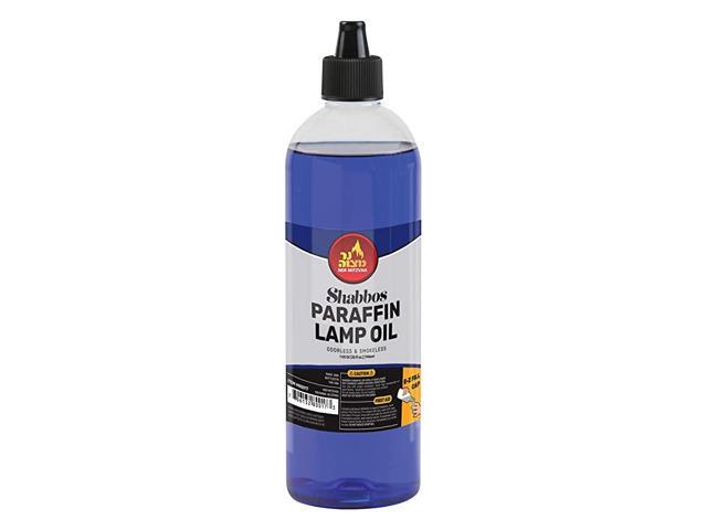 Paraffin Lamp Oil Blue Smokeless Odorless Clean Burning Fuel for Indoor and Outdoor Use with EZ Fill Cap and Pouring Spout 32oz by