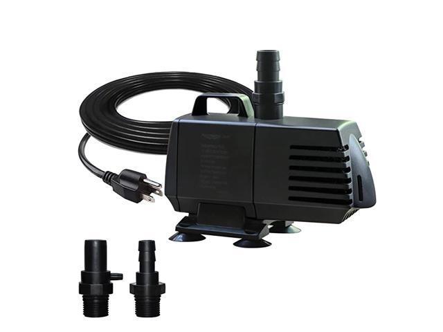528GPH Submersible Water Pump2000LH25W with 82ft High Lift for Fountain Pond Hydroponics Waterfall Statuary Fish Tank amp Inline 528GPH Power Cord92ft