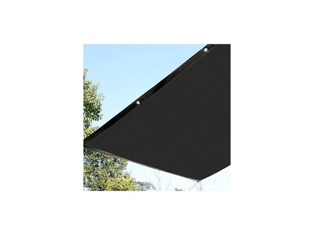 10x16ft Sun Mesh Shade Panel90 Shade Cloth UV Sunblock with Grommets for PatioPergolaCanopyBlack