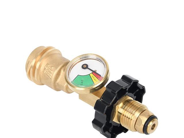 Universal Propane Tank Adapter Disposable Bottle Fitting POL Converts to QCC1Type1 Wrench to Hand Tighten