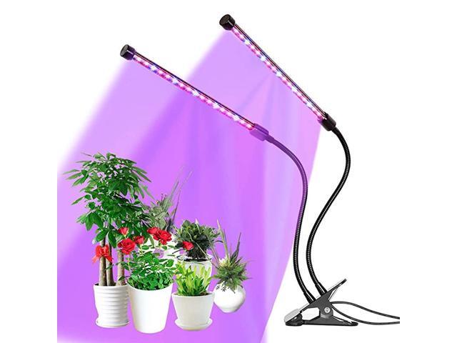 Grow Light Growing Lamps for Indoor Plants 2019 Upgraded Version 30W 40 LED Bulbs Timing Plant Lights with Full Spectrum Adjustable Gooseneck 3 6