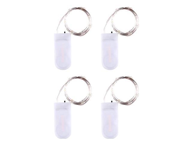 LED Fairy String Lights 4 Pack Battery Powered Fairy Decorative Lights 72Ft 20LEDS Starry Lights Firefly Lights for PatioWedding Bedroom Party