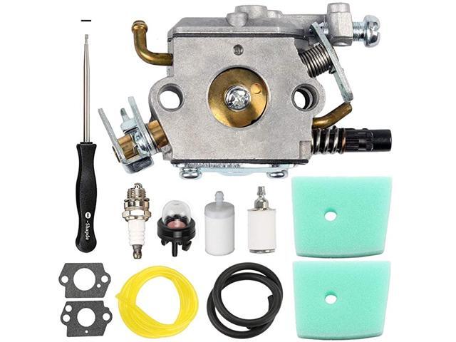 C1QEL24 Carburetor with Air Filter Fuel Filter Kit for Husqvarna 123C 123L 123LD 223L 223R 322C 322R 323C 323L 325C 325CX 325L 325LX 326C 326L