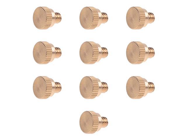 World BCP 10PCS 1024 Screw Thread Brass Misting Nozzle Plug for Outdoor Cooling System