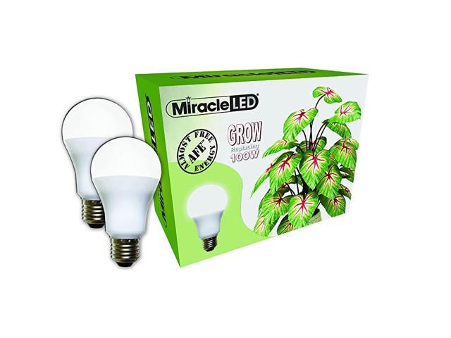 Almost Free Energy 100W Spectrum Grow Lite Daylight White Full Spectrum LED Indoor Plant Growing Light Bulb for DIY Horticulture Hydroponics and