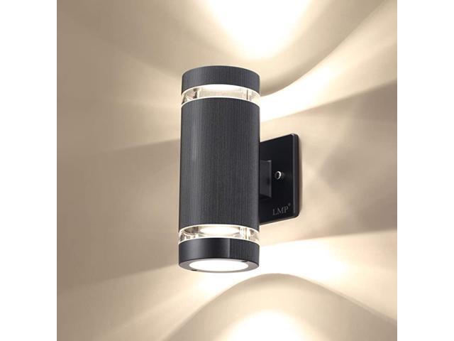 LED Porches Up and Down Lights Outdoor Wall LightBody in Aluminum Waterproof Outdoor Wall Lamps3000k 5W with Certificate ETL 1 Pack