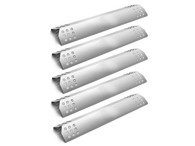 SPG451 5Pack Stainless Steel Heat Plates Heat Shield Heat Tent Burner Cover Replacement for Gas Grill Model Kitchen Aid 7200745 Jenn Air Gas