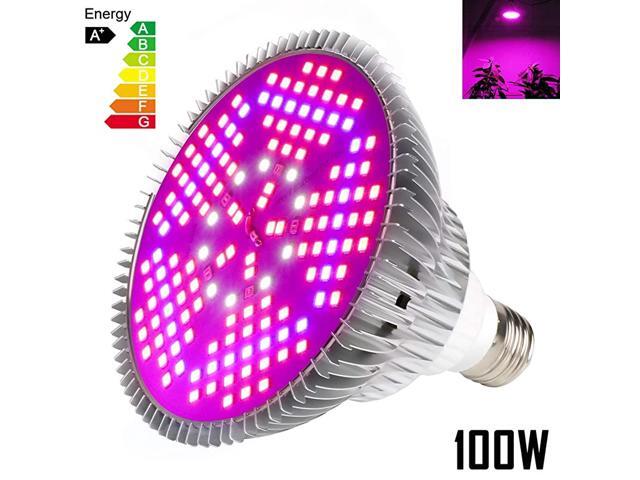 Led Grow Light Bulb Full SpectrumPlant Light Bulb with 150 LEDs for Indoor PlantsE26E27 SocketGrow Lamp for Hydroponic Indoor Garden Greenhouse
