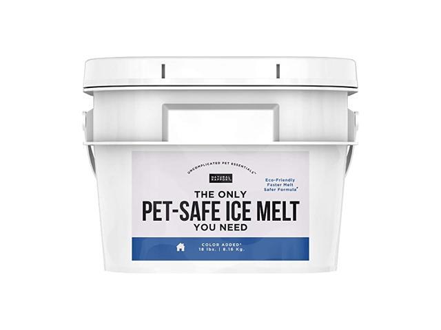 Pet Friendly Ice Melt Calcium Chloride Free Pet Safe Ice Melter Rock Salt Alternative Time Release Deicer Formula Lasts 3X Longer 18 lb