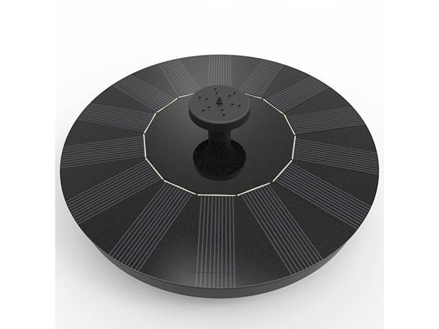 Solar Fountain Black