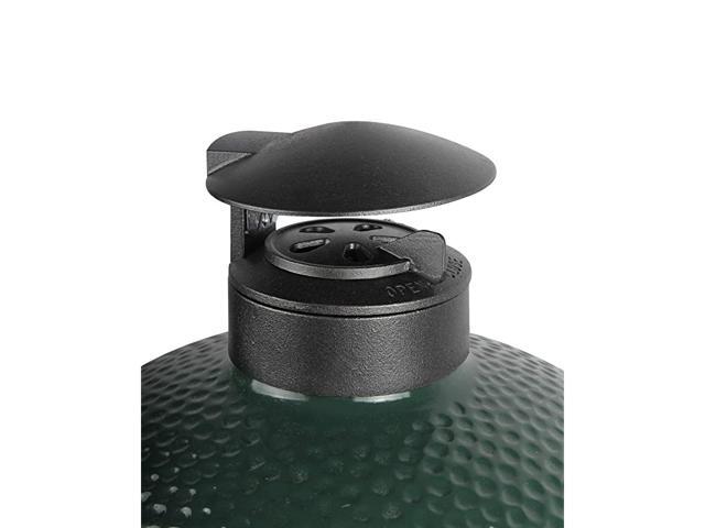in 1 Cast Iron Cap for Medium Large XLarge Big Green Egg Top MustHave Big Green Egg Accessories Replacement with Daisy Wheel and Rain Cap