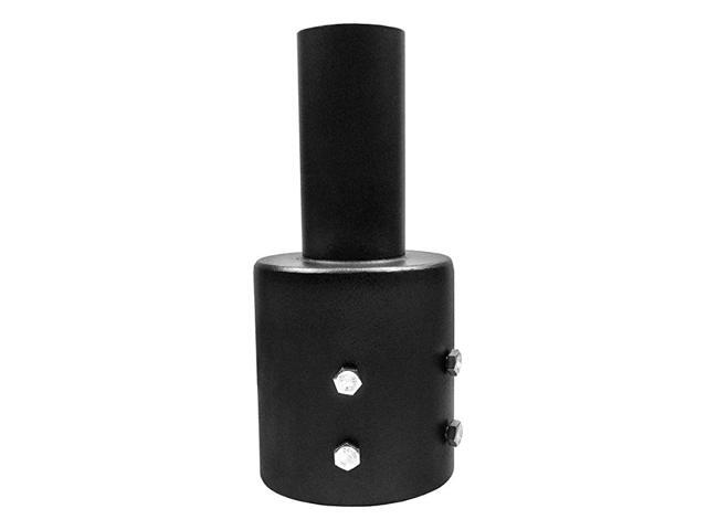 Round Tenon Adaptor Durable Steel Tenon Reducer for 4 OD Round Pole Top Round Outdoor Light Fixture Mount for Flood Lighting Shoebox Light Street