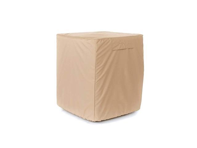 Air Conditioner Cover AC Cover for Outdoor Protection Water Resistant and Weatherproof Ripstop Tan