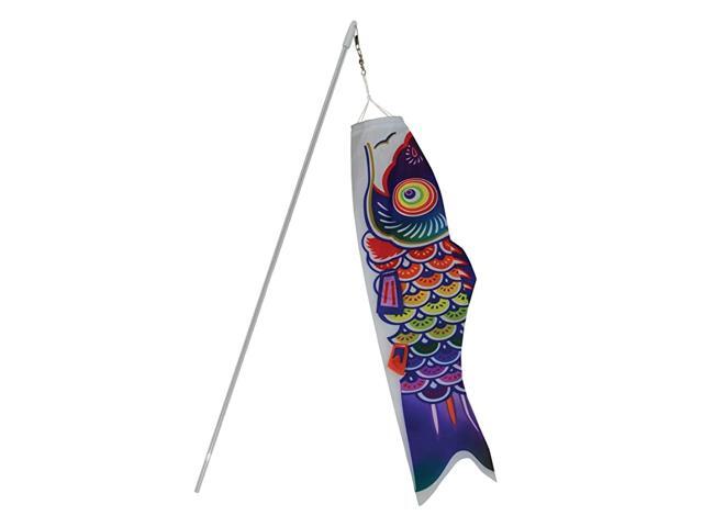 5049 Spectrum Koi Fish Windsock 18quot on a Wand