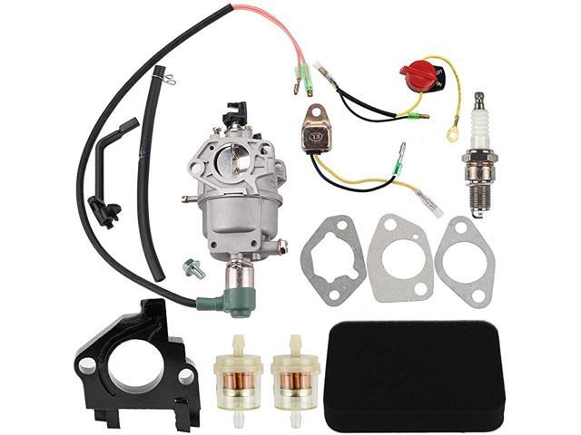 Carburetor w Tune Up Kit Air Filter for Harbor Freight Predator 69671 68530 68525 69672 69674 68529 68526 420CC Portable Generator