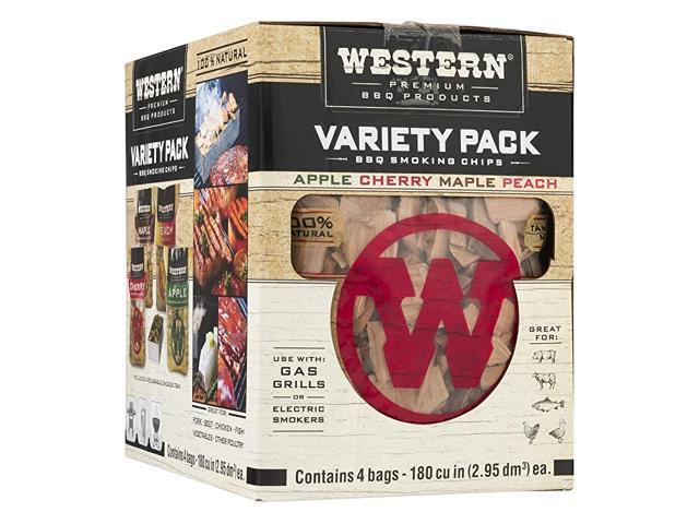 Premium BBQ Products BBQ Smoking Chips Variety Pack 4 Pack
