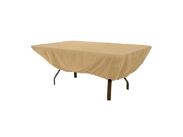 Terrazzo WaterResistant 72 Inch RectangularOval Patio Table Cover