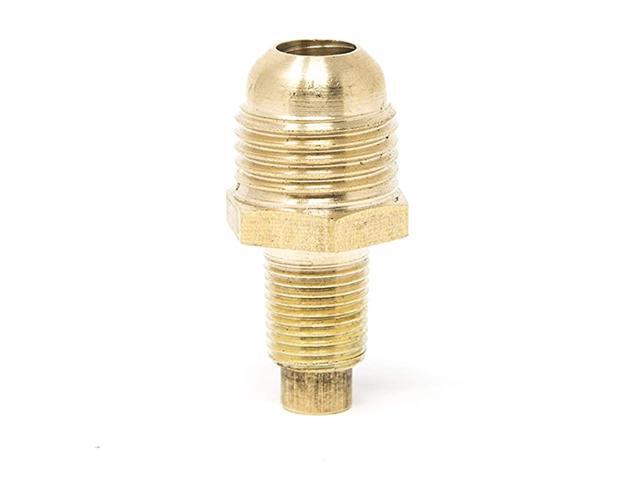 Propane Orifice Connector Brass Tube Fitting 38quot Flare x 18quot Mnpt or Male Pipe by Gas One