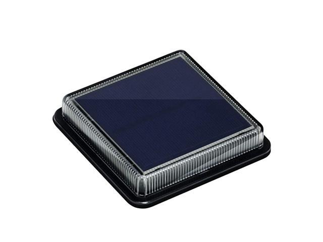 Step Light Garden Ground Outdoor Stairs Dock Deck Pathway LED Lamp for Yard Patio Walkway Driveway photocell auto OnOff Warm White Square 1 Pack