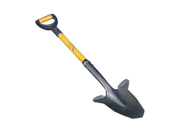 Reinforced Fiberglass Gardening Shovel with Cushioned D Grip Award Winning Shovel Model SHFD3 Yellow