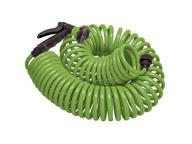 26380 Coil Garden Hose 25 ft Green