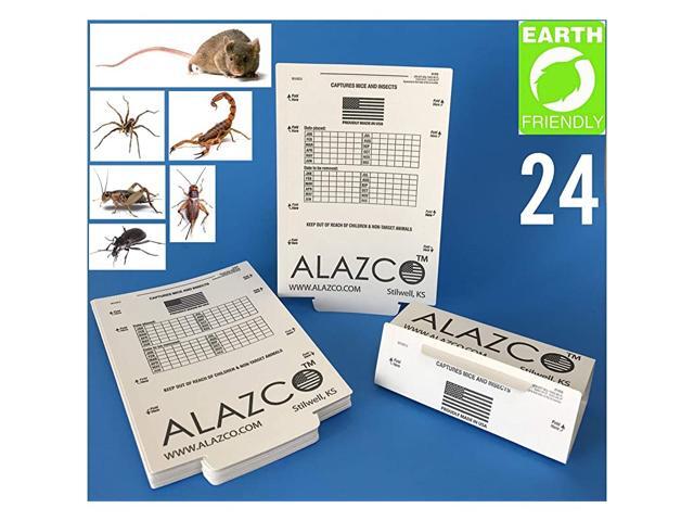 24 Glue Traps Excellent Quality Glue Boards Mouse Trap Bugs Insects Spiders Brown Recluse Crickets Cockroaches Lizard Scorpion Mice Trap amp