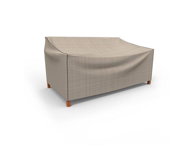 P3W05PMNW2 NeverWet Mojave Patio Sofa Cover Waterproof UVResistant Durable XLarge Black Ivory